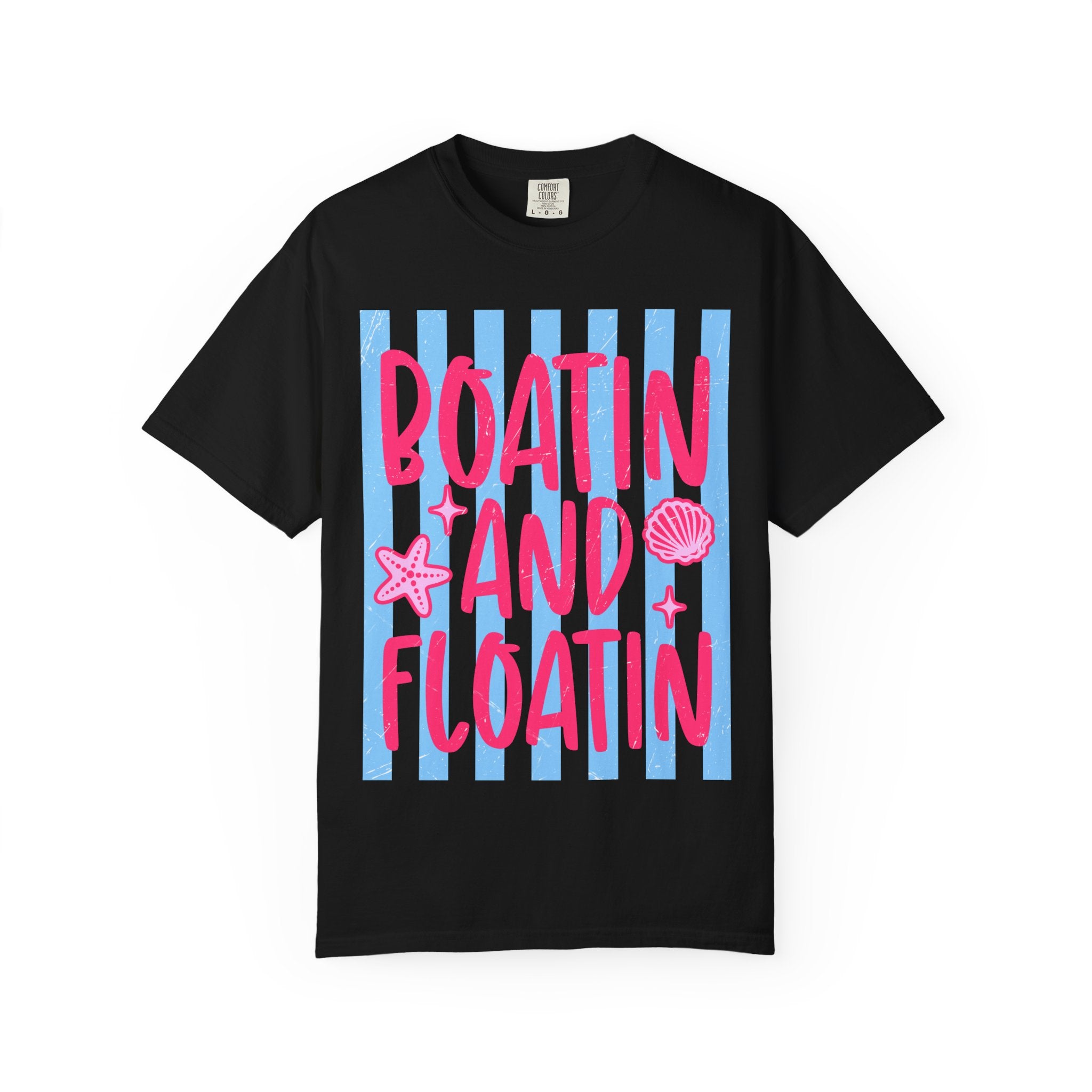 Boatin' and Floatin' T-Shirt — Nautical Beach Graphic Tee