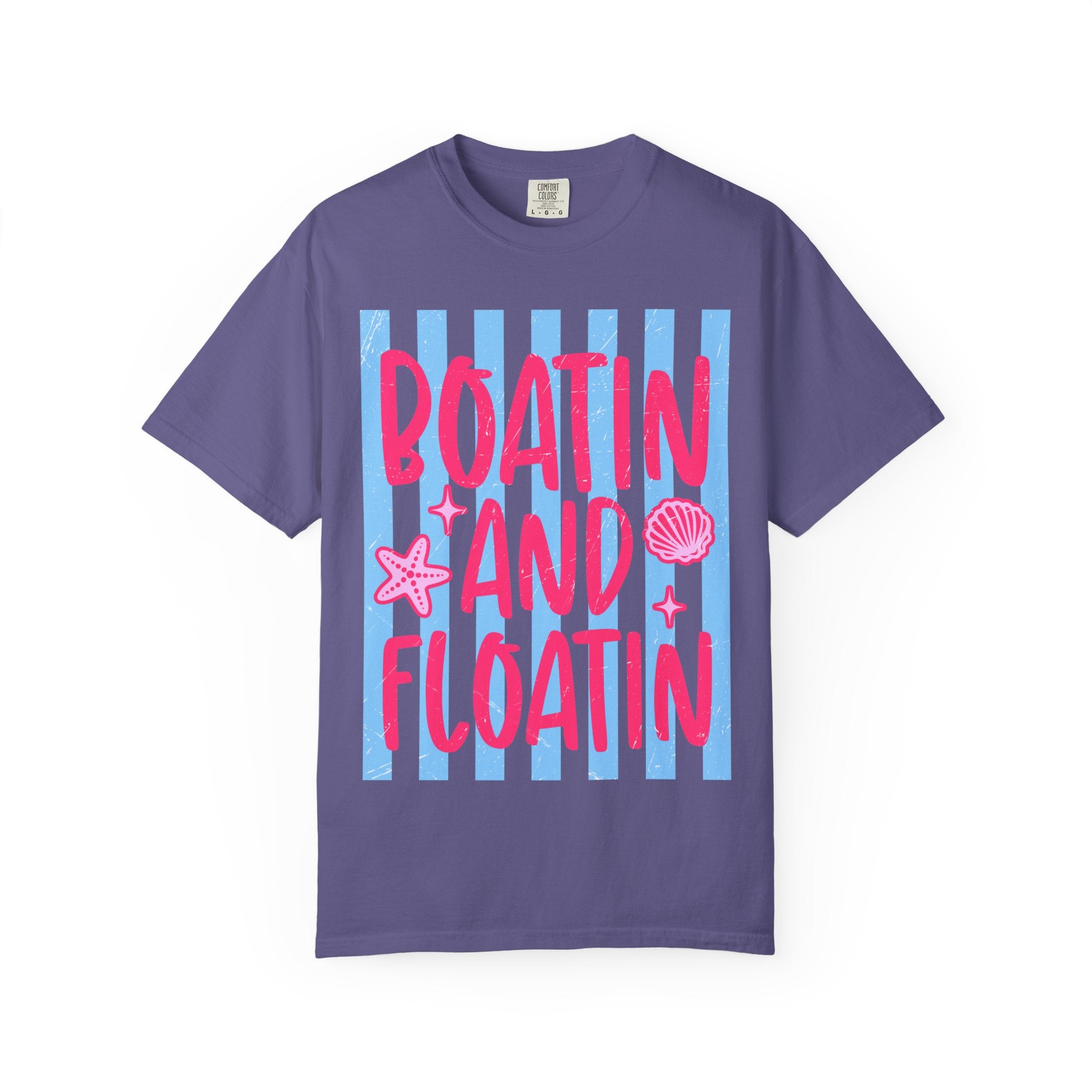 Boatin' and Floatin' T-Shirt — Nautical Beach Graphic Tee
