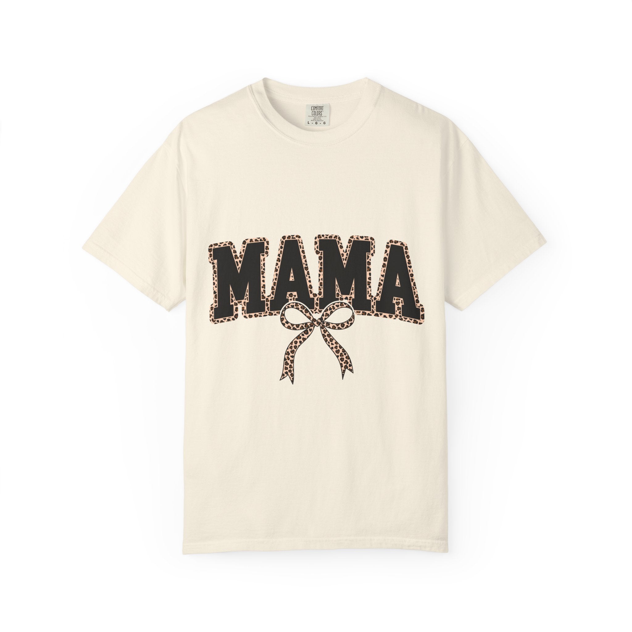 Mama Leopard Bow T-Shirt