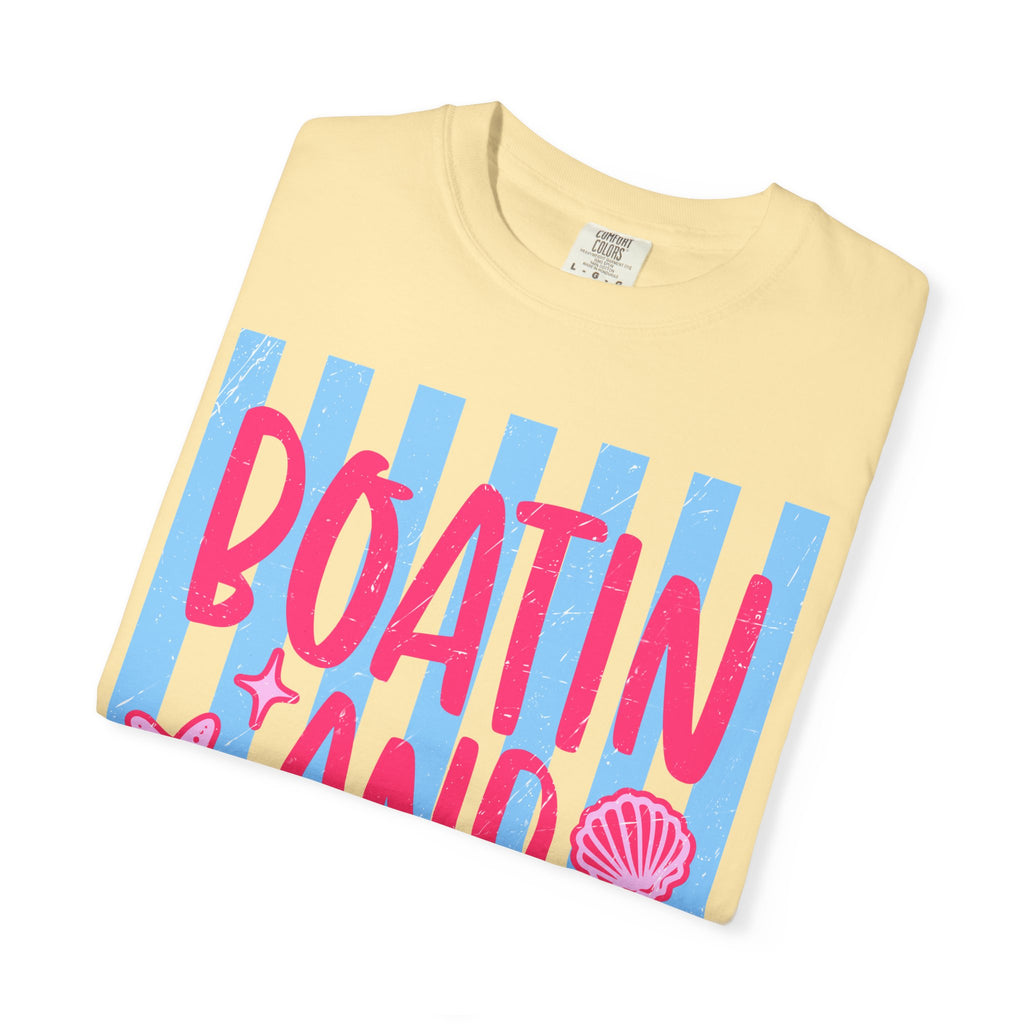 Boatin' and Floatin' T-Shirt — Nautical Beach Graphic Tee