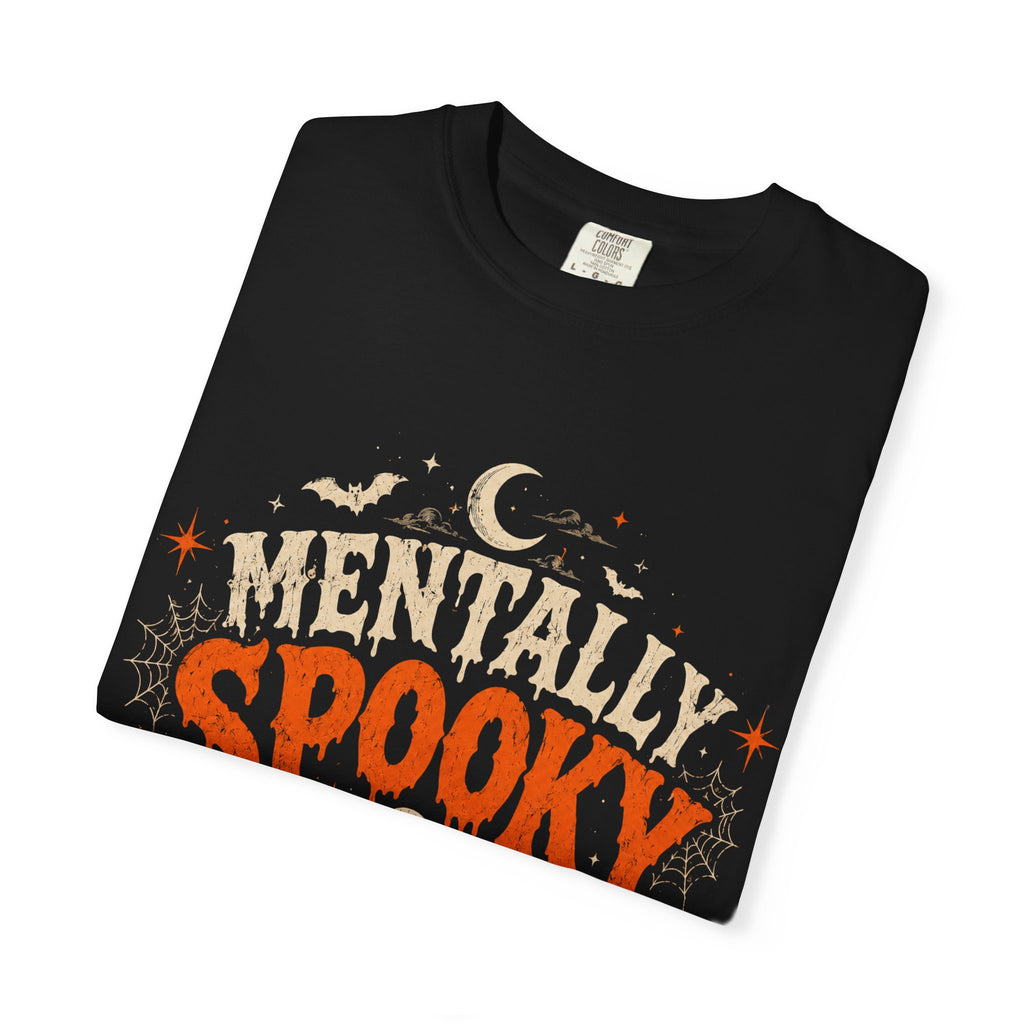 Mentally Spooky T-Shirt — Retro Halloween Ghost Graphic Tee