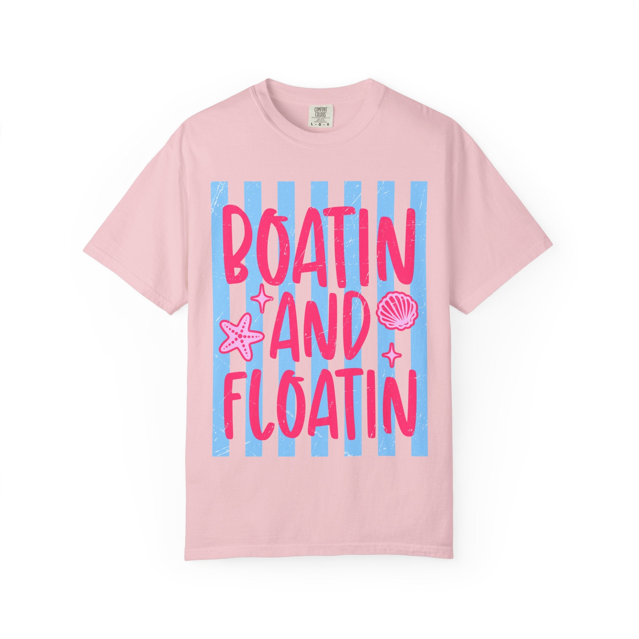 Boatin' and Floatin' T-Shirt — Nautical Beach Graphic Tee