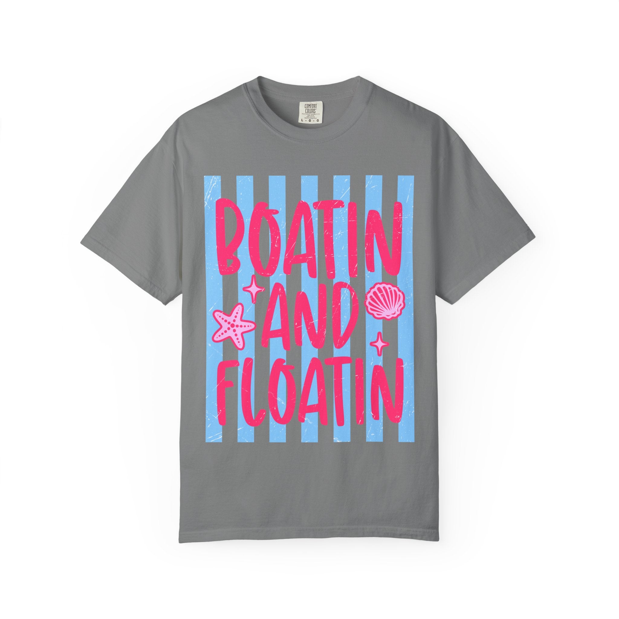 Boatin' and Floatin' T-Shirt — Nautical Beach Graphic Tee