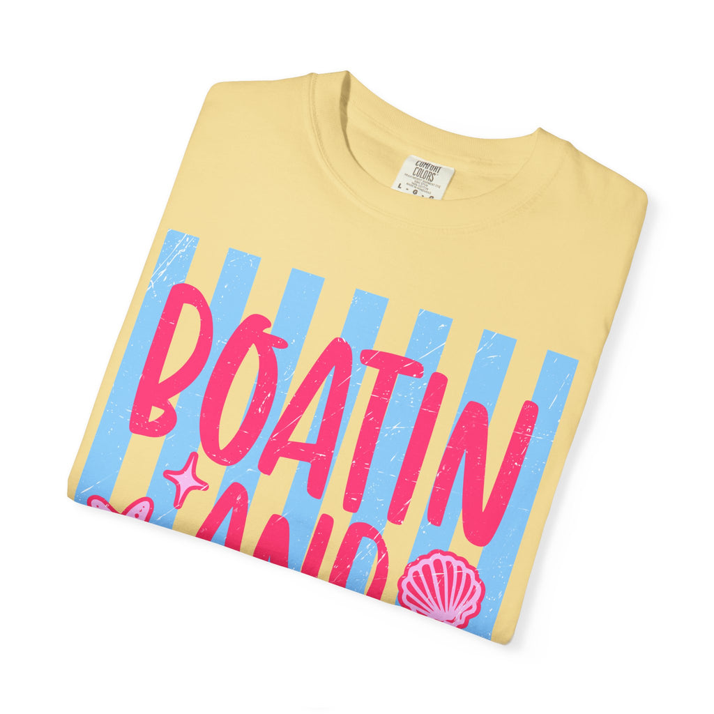 Boatin' and Floatin' T-Shirt — Nautical Beach Graphic Tee