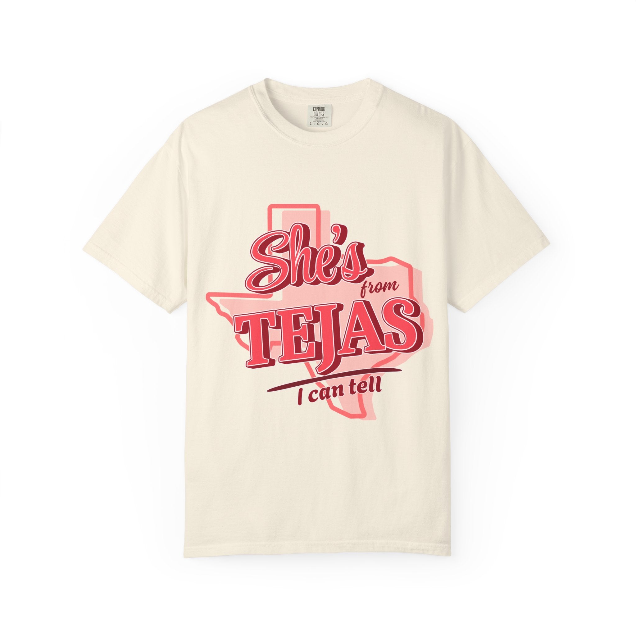 She's From Texas T-Shirt — Retro Pink State Pride Tee