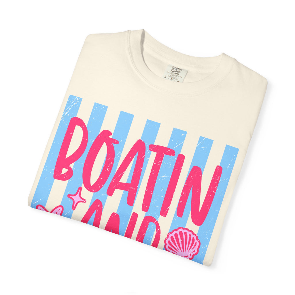 Boatin' and Floatin' T-Shirt — Nautical Beach Graphic Tee