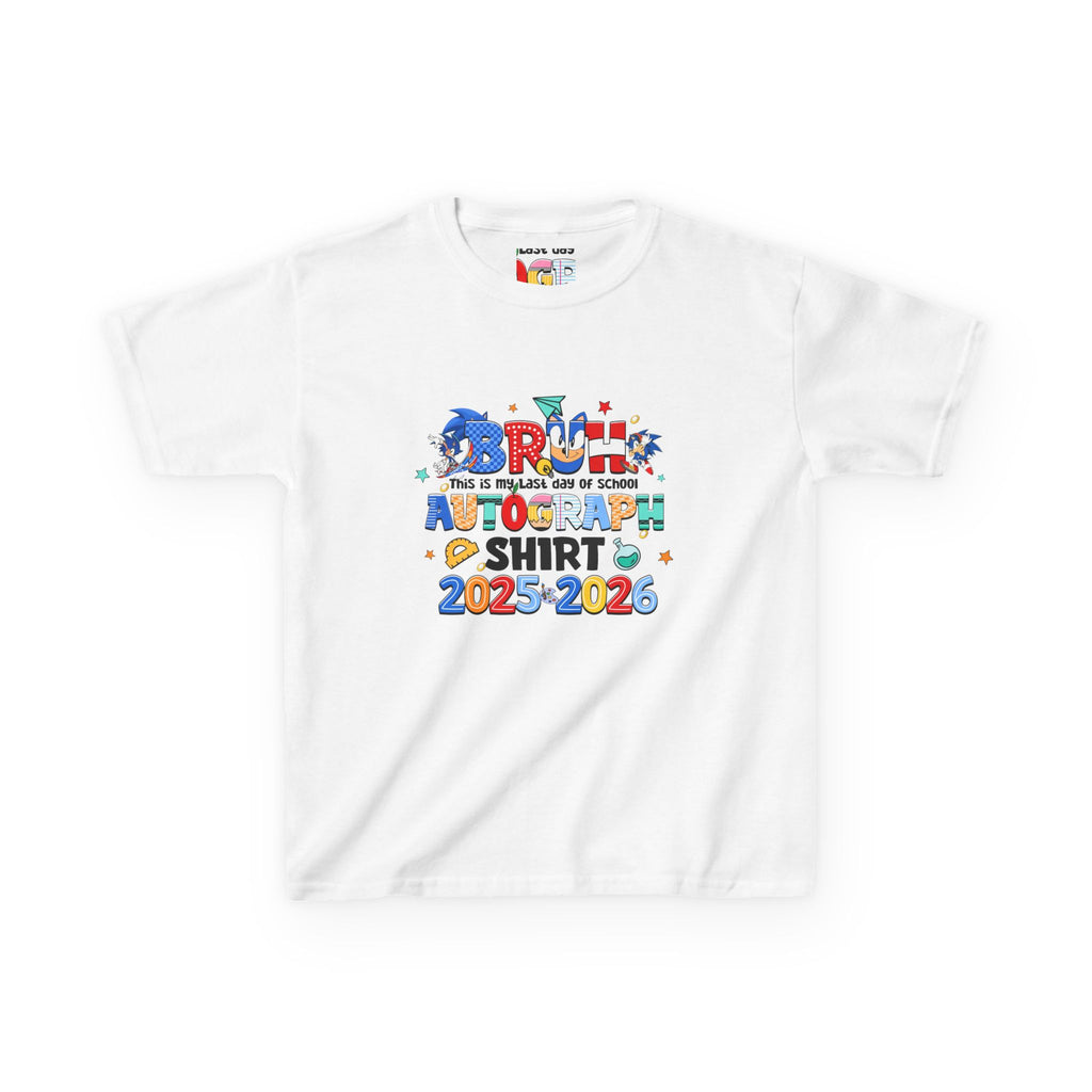 Kids Autograph Shirt 2025-2026 – School Memory T‑Shirt