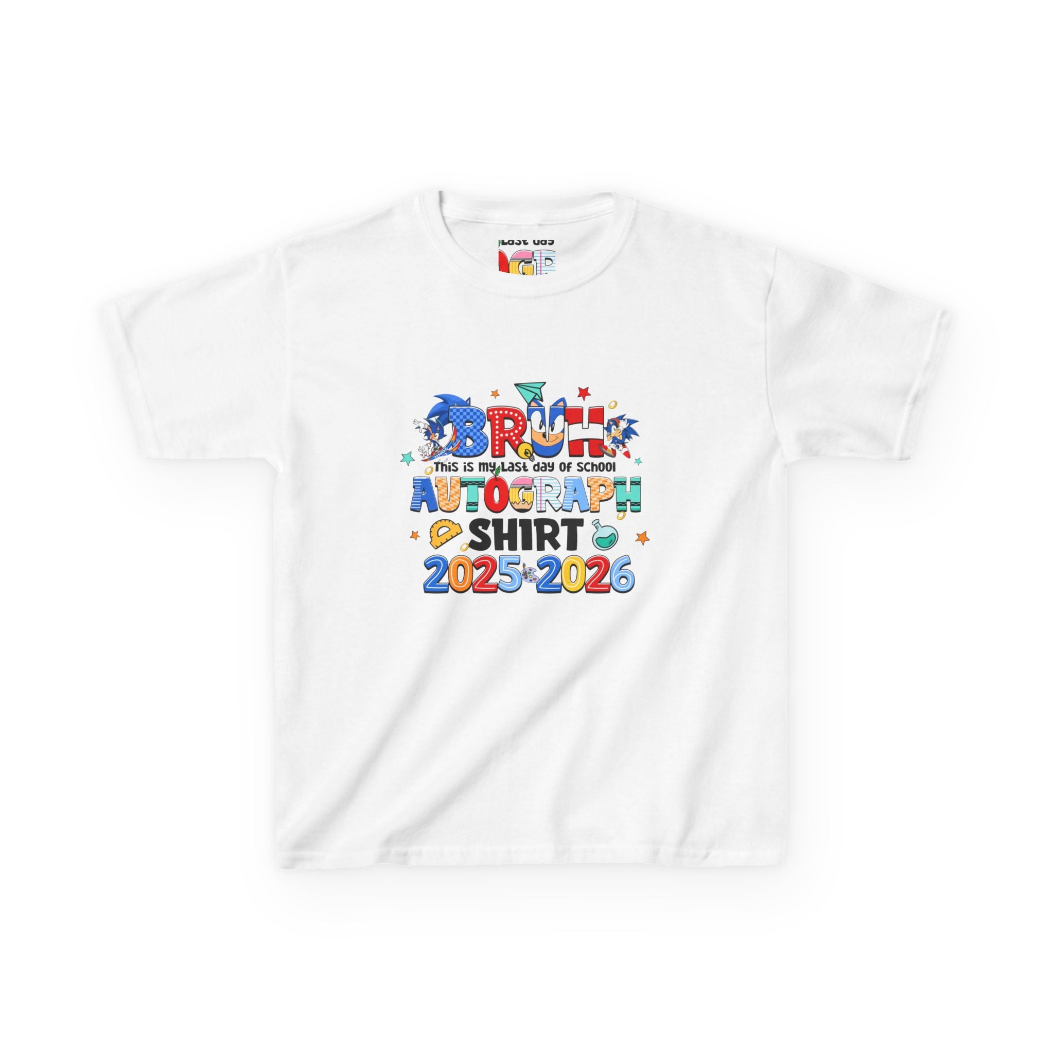 Kids Autograph Shirt 2025-2026 – School Memory T‑Shirt