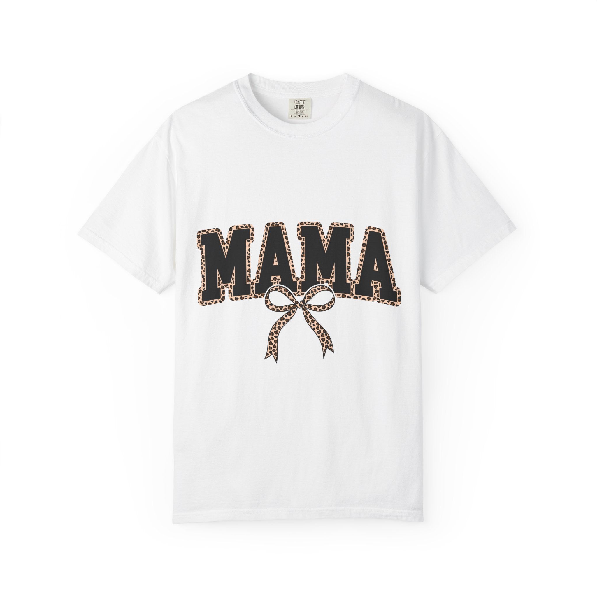 Mama Leopard Bow T-Shirt