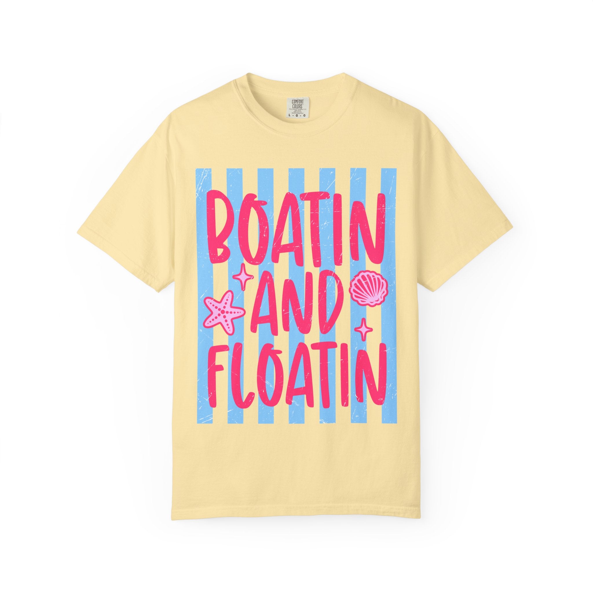Boatin' and Floatin' T-Shirt — Nautical Beach Graphic Tee