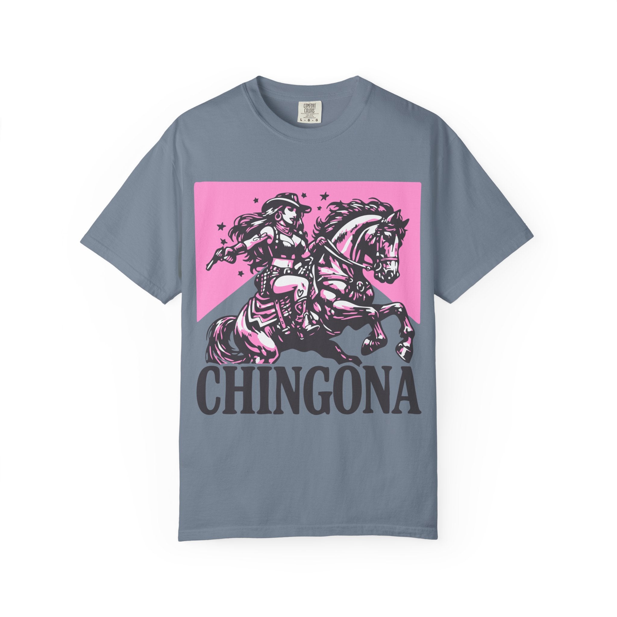 Chingóna Cowboy Rider Graphic T-Shirt — Bold Western Pride Tee