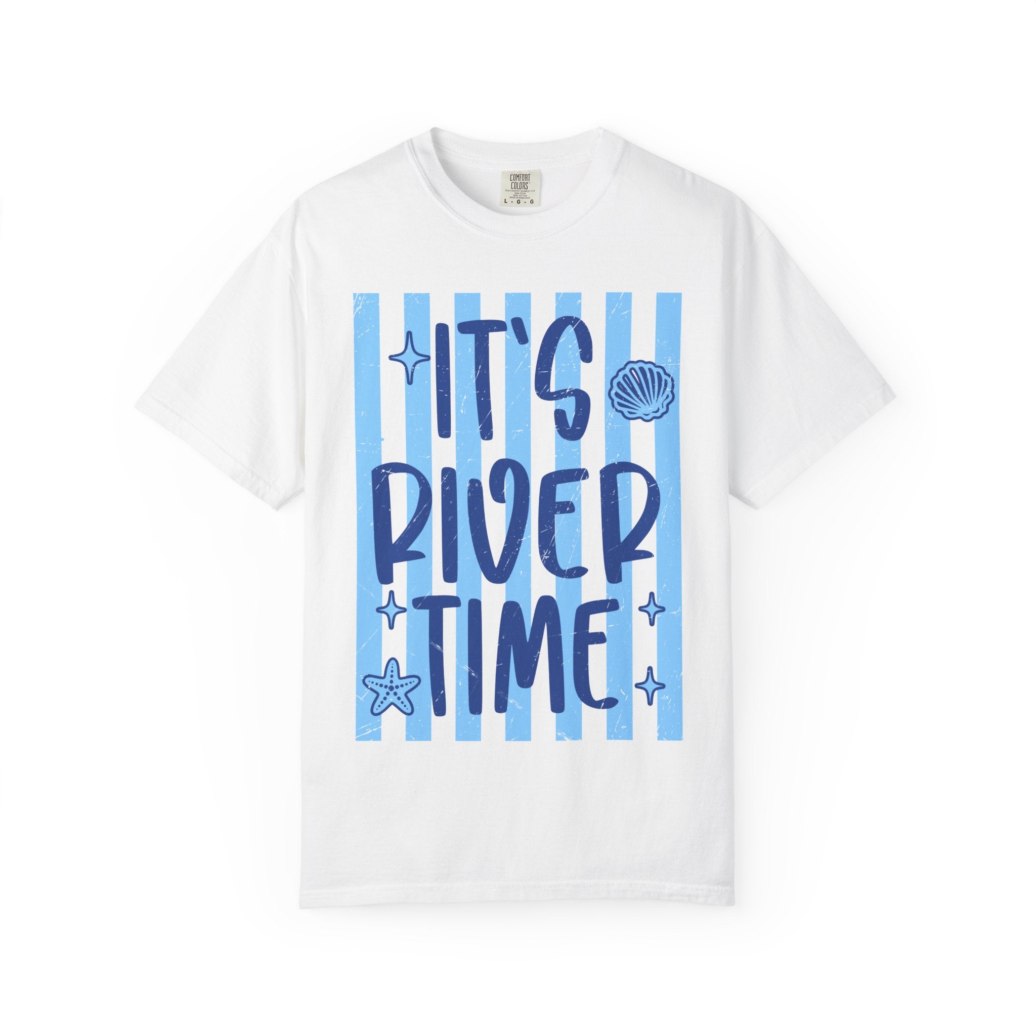 It's River Time T-Shirt — Nautical River Summer Graphic Tee