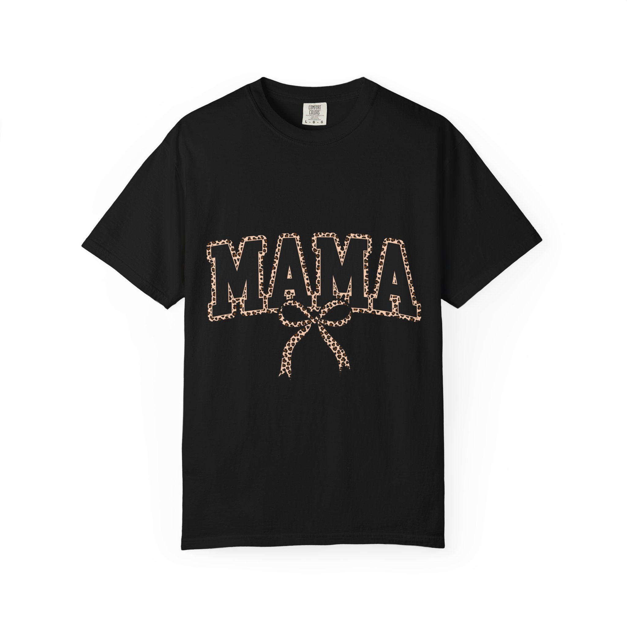 Mama Leopard Bow T-Shirt