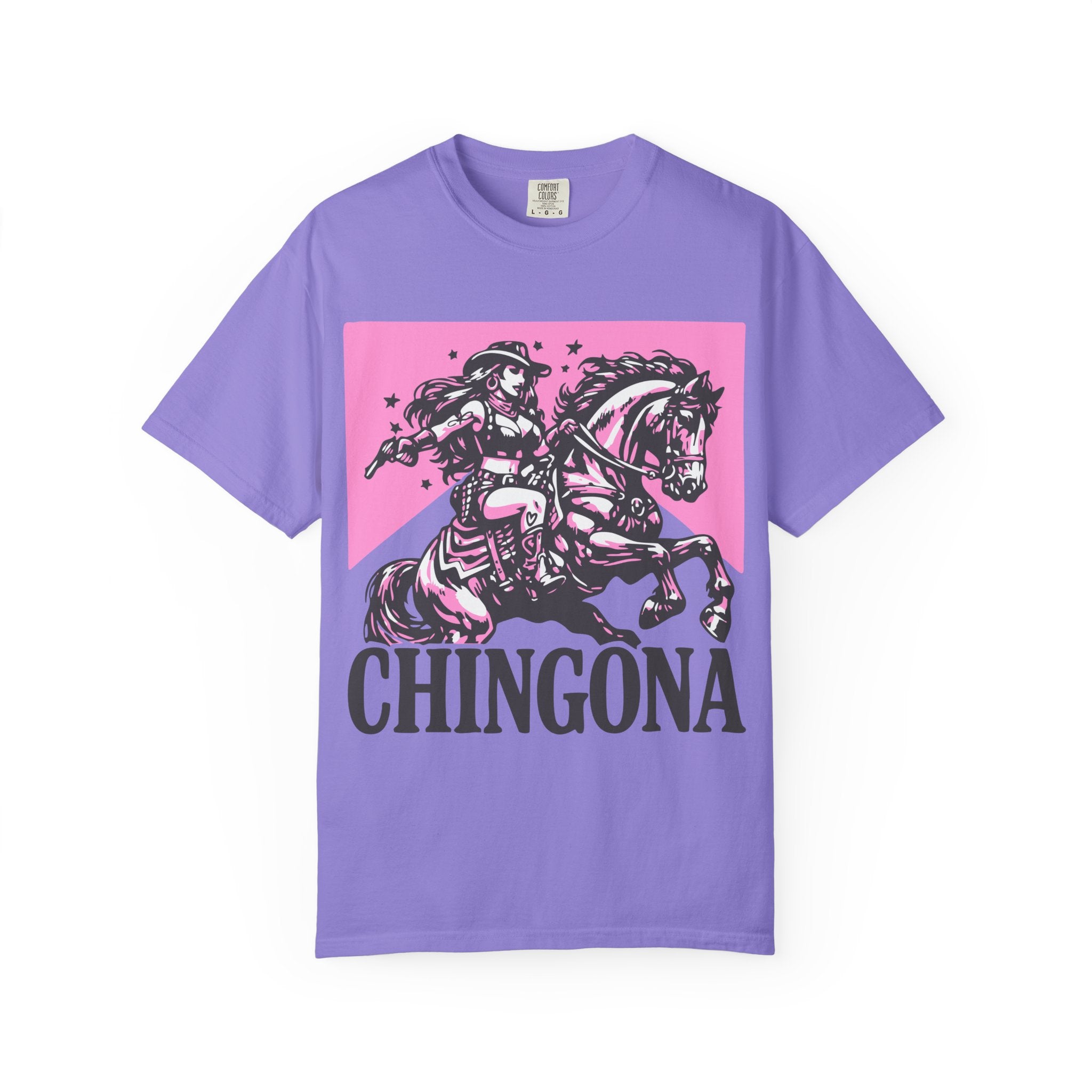 Chingóna Cowboy Rider Graphic T-Shirt — Bold Western Pride Tee