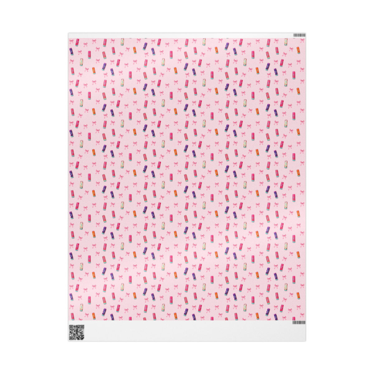 Alani Energy Drink & Bows Wrapping Paper —  Pattern Gift Wrap for  Birthday & Drink Lovers