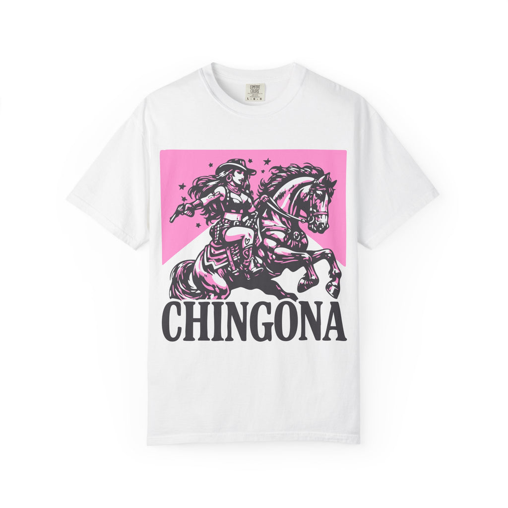 Chingóna Cowboy Rider Graphic T-Shirt — Bold Western Pride Tee