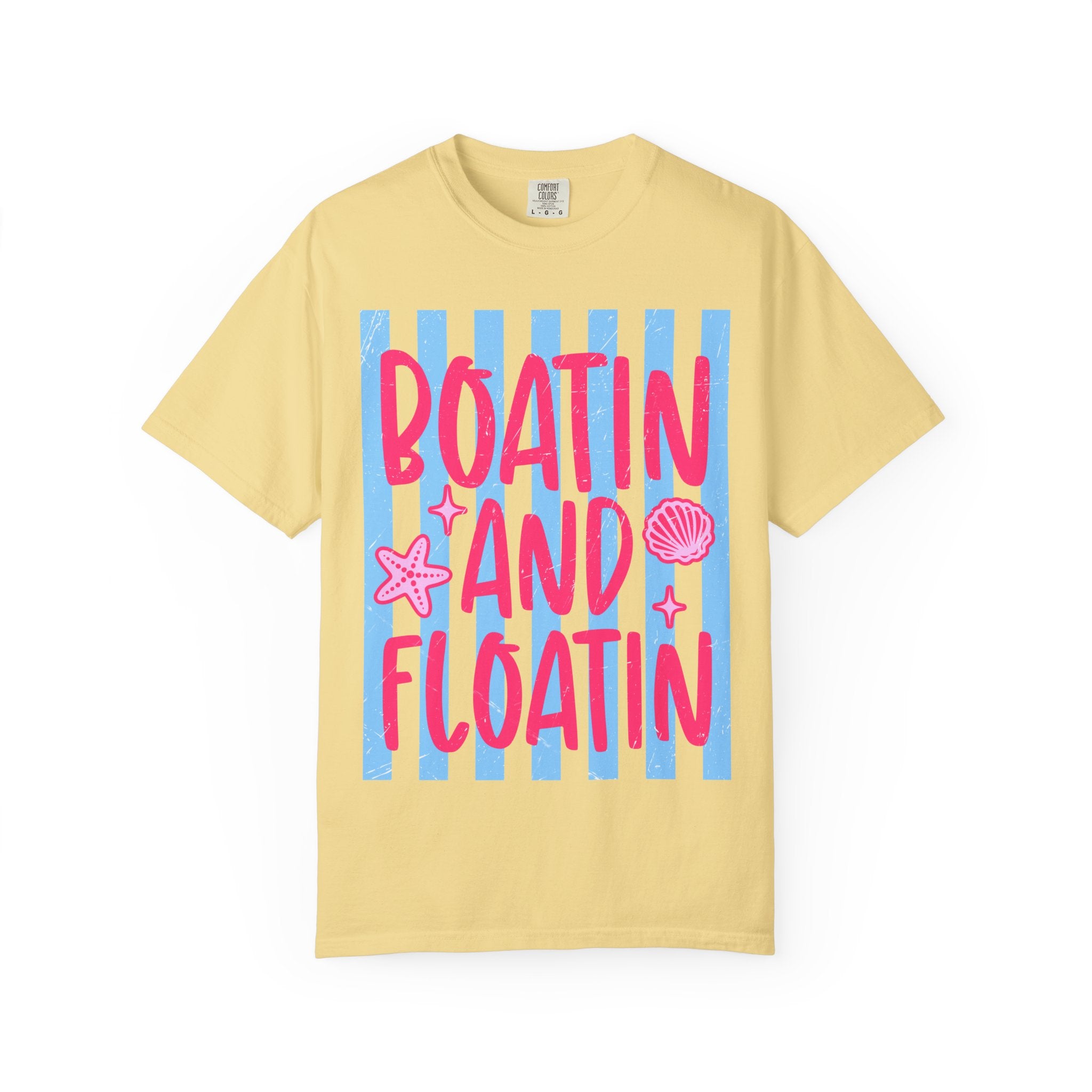 Boatin' and Floatin' T-Shirt — Nautical Beach Graphic Tee