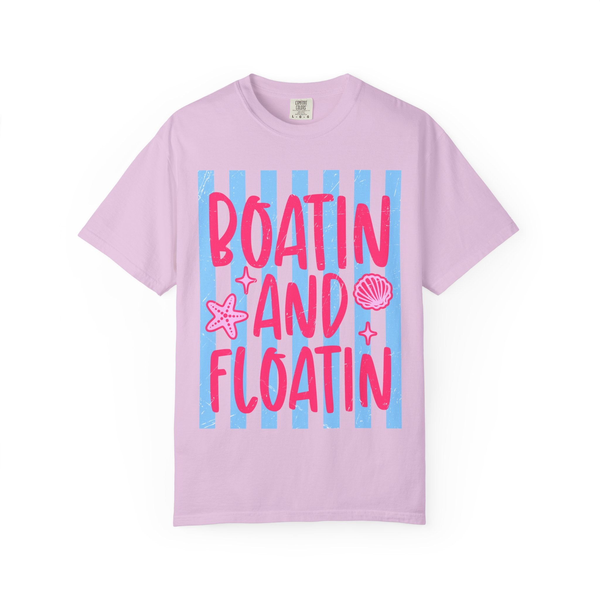 Boatin' and Floatin' T-Shirt — Nautical Beach Graphic Tee