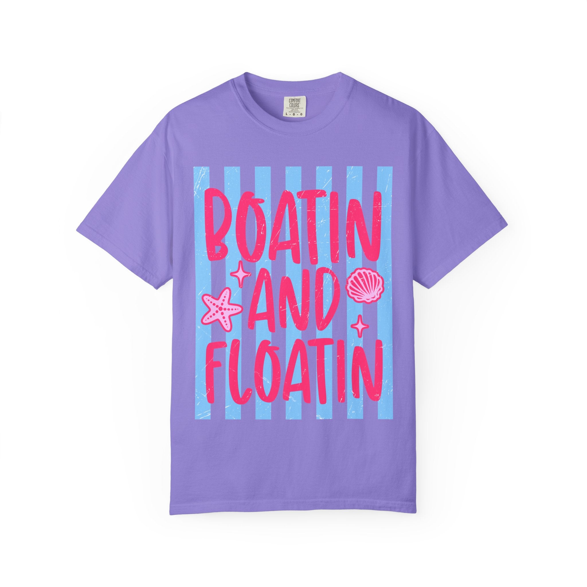 Boatin' and Floatin' T-Shirt — Nautical Beach Graphic Tee